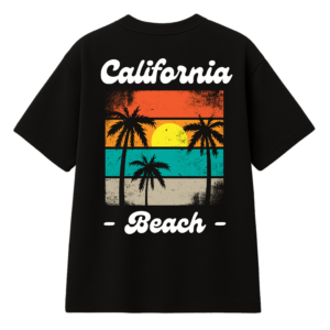 T-Shirt California Beach Streetwear - CHOWBI