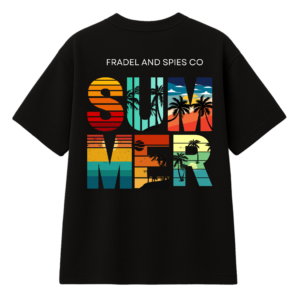 T-Shirt Summer CHOWBI – Streetwear Estival Palmiers & Sunset